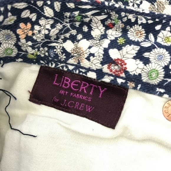 J. Crew Liberty Meadow Floral Thoothpick jeans - Picture 9 of 10